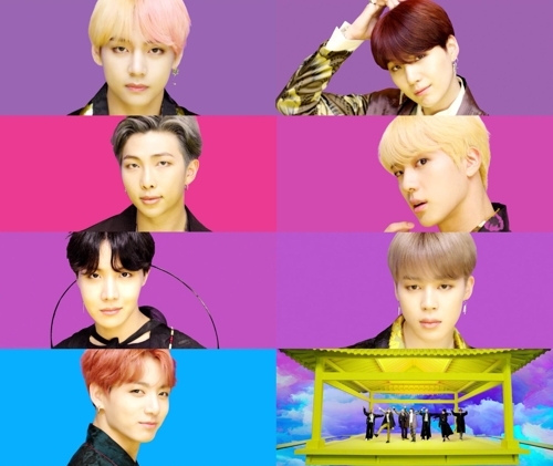 防弹少年团新歌《idol》预告视频截图(bighit娱乐提供)