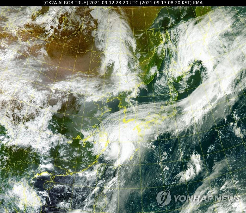 台风灿都将给韩国南部带来明显降雨