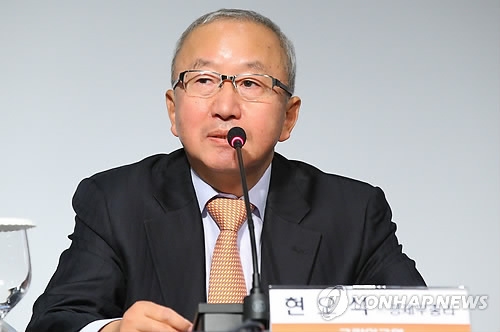 资料图片：韩国前经济副总理玄旿锡（韩联社）