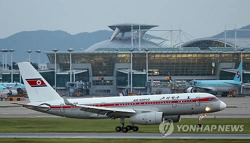 资料图片：高丽航空一架班机（韩联社）