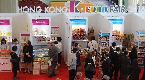 K-FOOD FAIR现场照（韩联社）