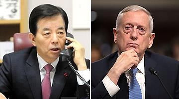 资料图片：韩民求（左）和马蒂斯