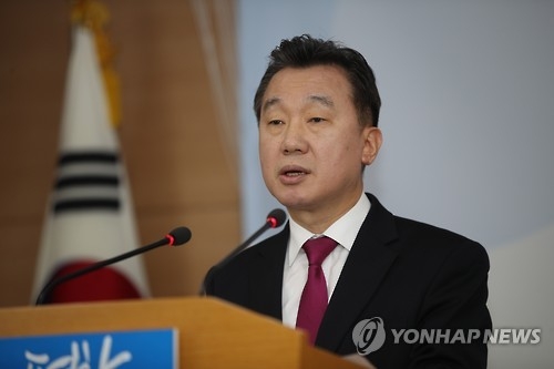 韩国统一部发言人郑俊熙（韩联社）