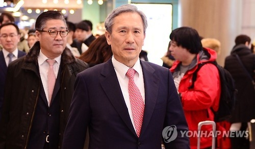 资料图片：韩国总统府国家安全室主任金宽镇（韩联社）