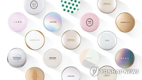 资料图片：韩国爱茉莉太平洋化妆品集锦。图中韩妆仅供示意，与上述稿件正文内容无关。（韩联社）