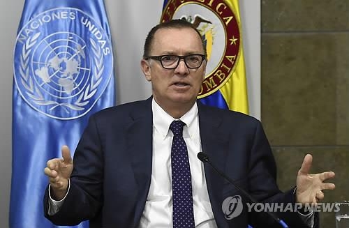 资料图片：联合国副秘书长杰弗里·费尔特曼（韩联社）