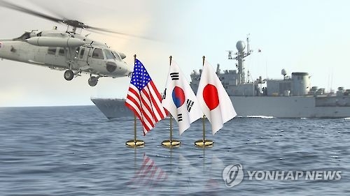 韩美日导弹预警演习（韩联社）