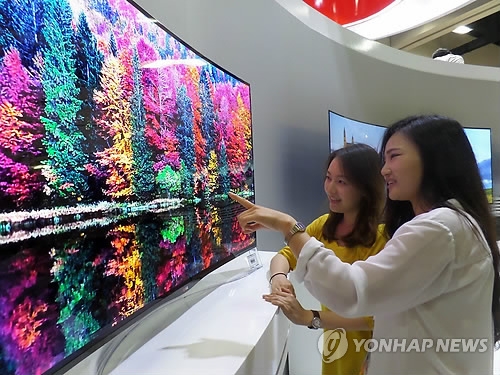 资料图片：LG电子OLED电视（韩联社）