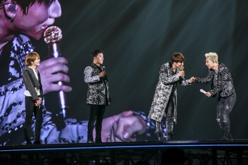 BIGBANG京瓷巨蛋演出现场（韩联社/YG提供）