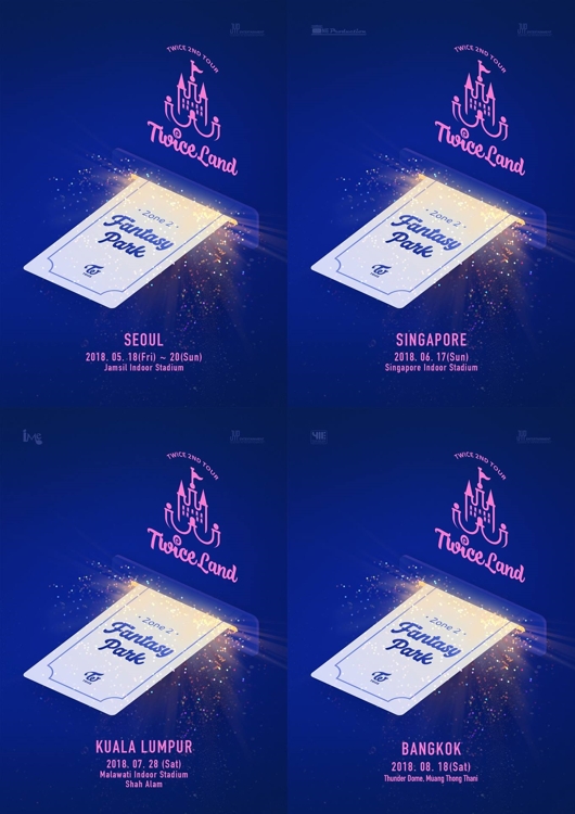 TWICE演唱会海报（官方脸谱）