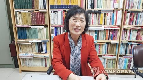 韩中演剧交流协会会长吴秀卿（韩联社）