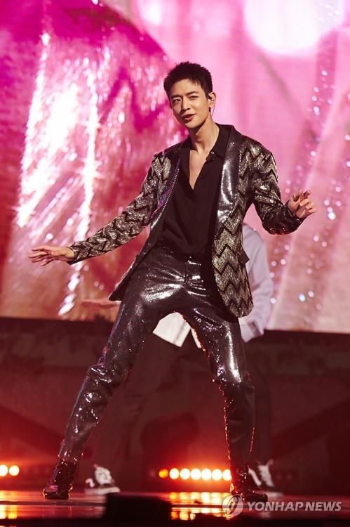 资料图片：SHINee成员珉豪（韩联社）