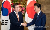 详讯：韩国总理李洛渊会见日本首相安倍晋三