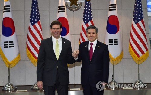 简讯：美防长称新防卫费协定中韩方承担额须增
