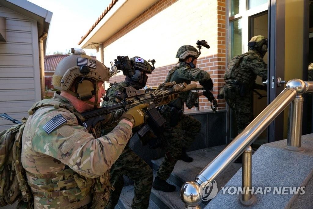 韩美针对朝鲜联演奇袭基地生擒首长
