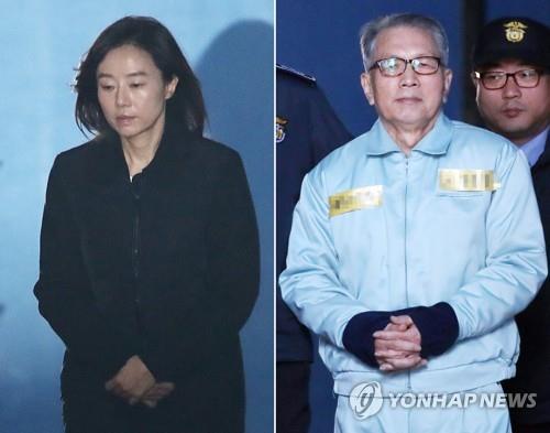 资料图片：赵允旋（左）和金淇春 韩联社