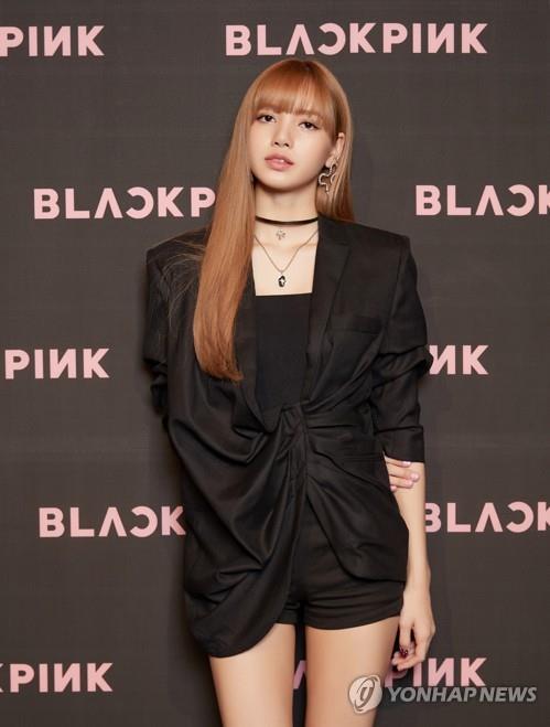 BLACKPINK泰国籍成员LISA 韩联社/YG娱乐供图（图片严禁转载复制）