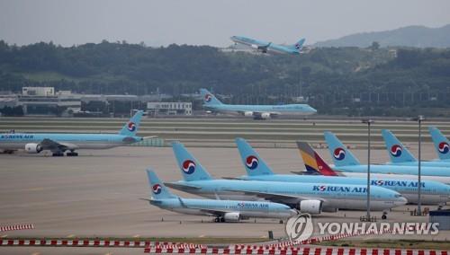资料图片：大韩航空客机 韩联社