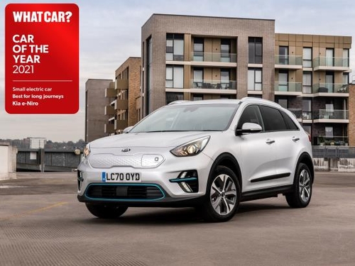 起亚汽车旗下电动汽车e-Niro 韩联社/英国汽车杂志《What Car？》官网供图 