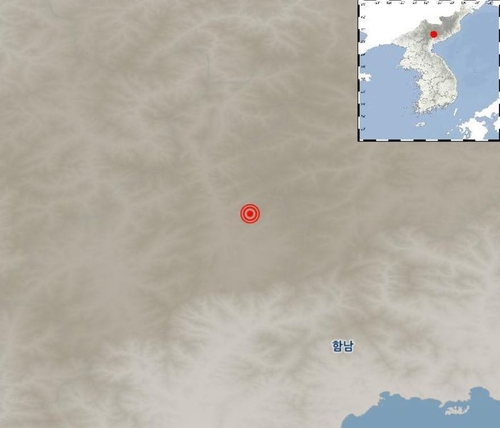 朝鲜咸镜南道长津郡发生两次天然地震