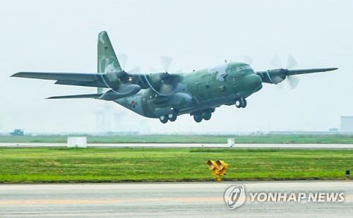 资料图片：军用C-130运输机 韩联社