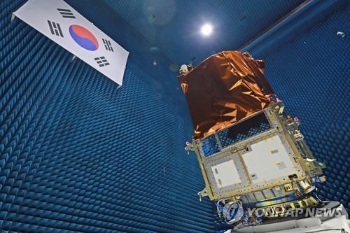 新一代中型卫星1号 韩联社/韩国科学技术信息通信部供图（图片严禁转载复制）