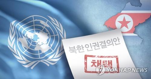 联合国通过朝鲜人权决议 韩国未参与提案