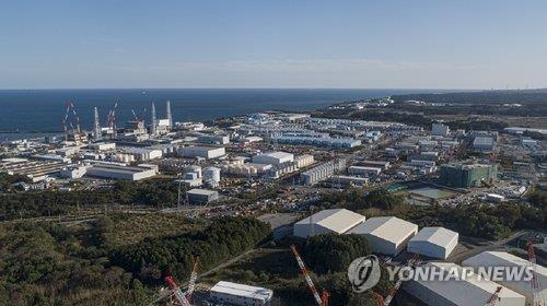 资料图片：福岛第一核电站全境 韩联社/绿色和平组织供图（图片严禁转载复制）