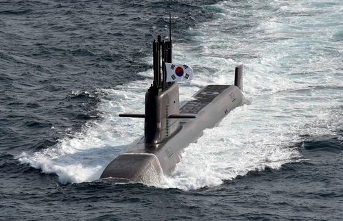 资料图片：“岛山安昌浩”号潜艇 韩国海军供图