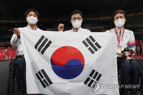 韩国包揽东京残奥乒乓男单1级赛奖牌