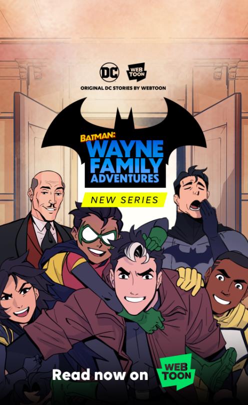 《蝙蝠侠：韦恩家族探险》英文版网漫 NAVER网漫供图（图片严禁转载复制）