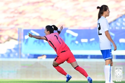 韩国女足力取乌兹别克斯坦锁定亚洲杯资格