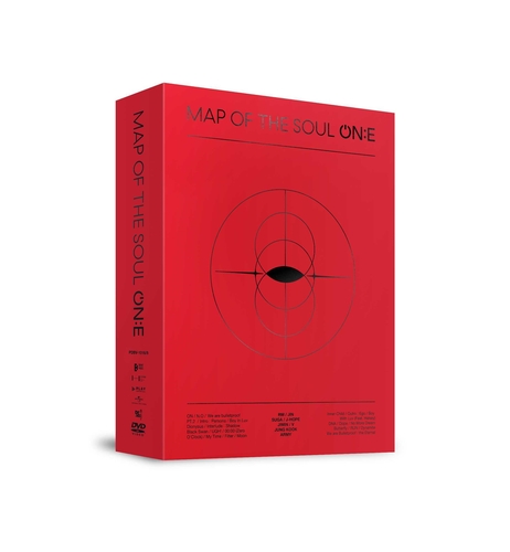 防弹少年团的演唱会DVD《BTS MAP OF THE SOUL ON:E》 韩联社/BIGHIT MUSIC供图（图片严禁转载复制）
