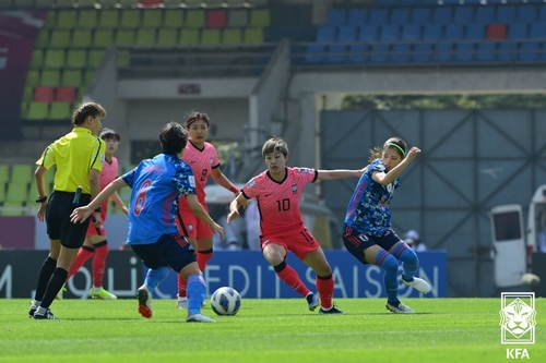 2022女足亚洲杯韩国1比1战平日本晋级八强