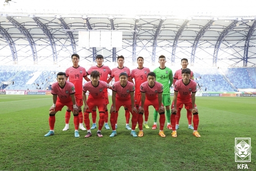 韩国队对阵阿联酋阵容 大韩足协供图（图片严禁转载复制）