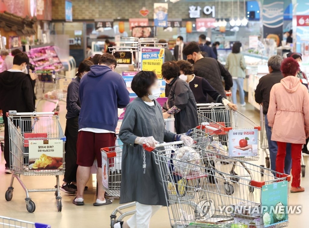 资料图片：大型超市 韩联社