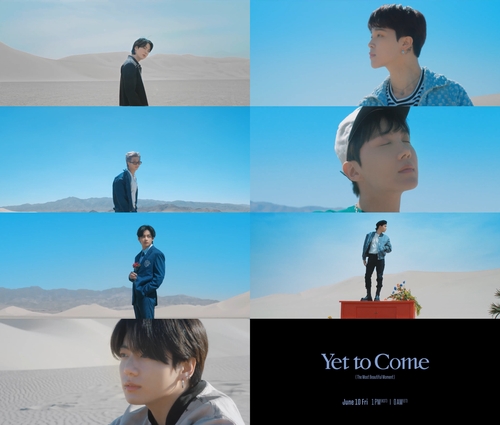 防弹新歌《Yet To Come》MV预告视频上线。 BIGHIT MUSIC供图（图片严禁转载复制）