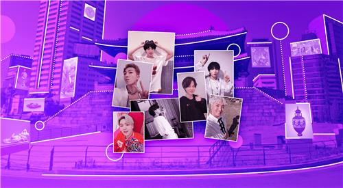 BTS x 街头画廊 韩联社/谷歌截图（图片严禁转载复制）