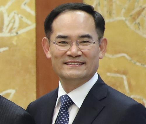 资料图片：韩国国家安保室第二次长被提名者林宗德（音） 韩联社