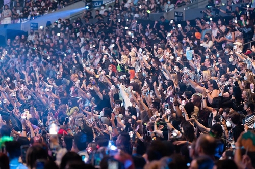KCON洛杉矶站演出现场 CJ ENM供图（图片严禁转载复制）