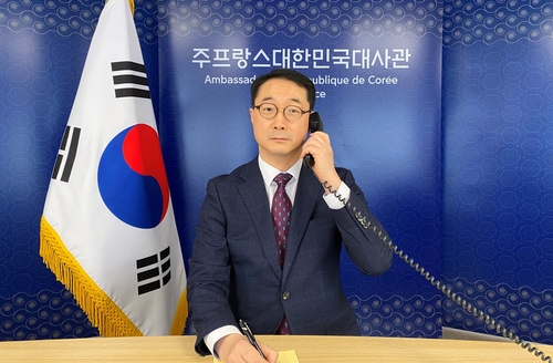 资料图片：韩国外交部韩半岛和平交涉本部长金健 韩国外交部供图（图片严禁转载复制）