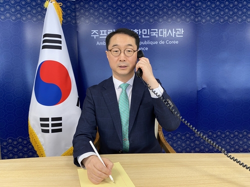 资料图片：韩国外交部韩半岛和平交涉本部长金健 韩国外交部供图（图片严禁转载复制）