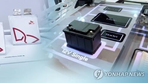 资料图片：SK on电池产品 韩联社/韩联社TV供图