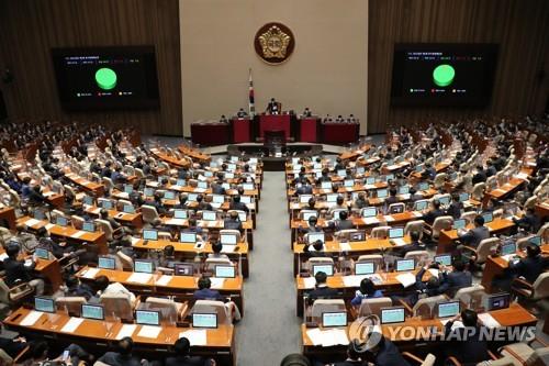 韩国国会今将召开全会处理明年预算案
