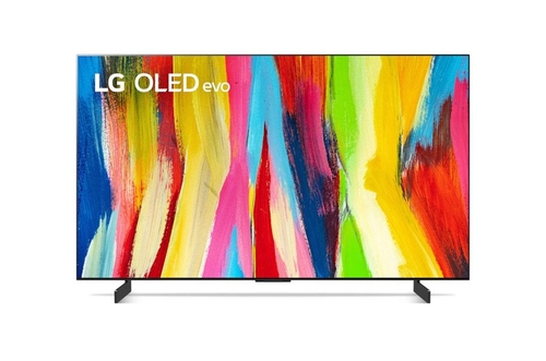 LG电子旗下42英寸C2 LG OLED evo电视 LG电子供图（图片严禁转载复制）