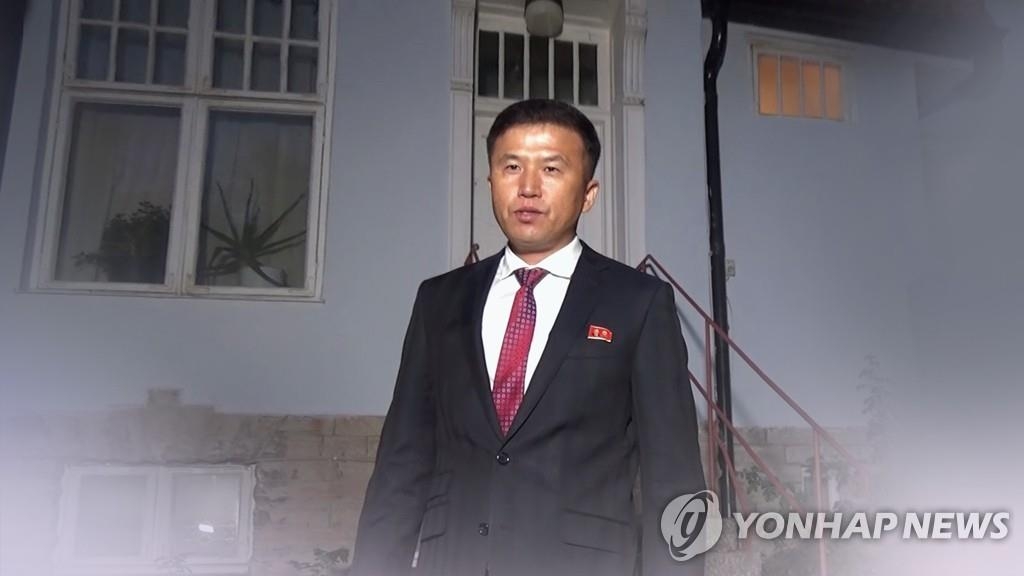 资料图片：朝鲜外务省负责美国事务的局长权正根 韩联社/韩联社TV供图