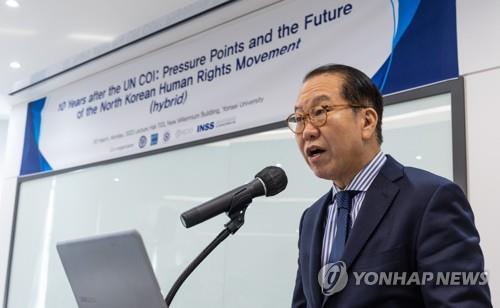 资料图片：韩国统一部长官权宁世 韩联社（图片严禁转载复制）