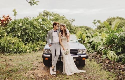 李多海SE7EN婚纱照 李多海Instagram截图（图片严禁转载复制）