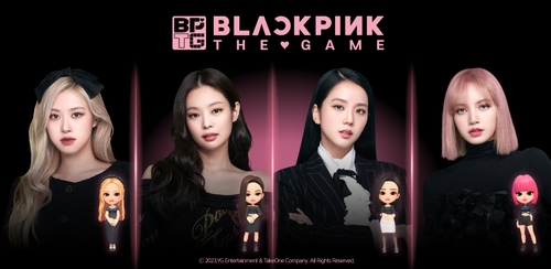 “BLACKPINK THE GAME”预告图 YG娱乐供图（图片严禁转载复制）