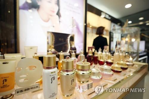资料图片：LG生活健康光化门直营店 韩联社